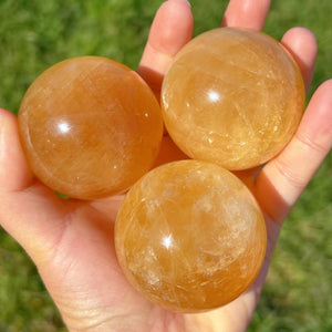 50mm+ Natural Yellow iceland Spar Quartz Crystal Sphere,Quartz Crystal Ball,Calcite Ball,Home Decoration,,Crystal Healing,Crystal Gifts