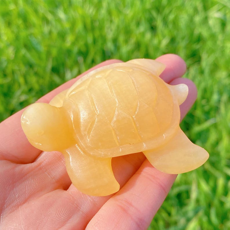 2" Natural Crystal Sea Turtle,Crystal Turtles,Reiki Heal,Crystal Gifts,Crystal Animals,Energy Crystal,Crystal Sculpture