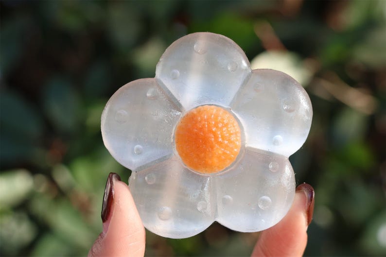 3.1" Natural Gypsum flower,Quartz Crystal Carved ,Crystal Heal Reiki,Home decoration,Crystal Sculpture,Mineral,Crystal Gifts