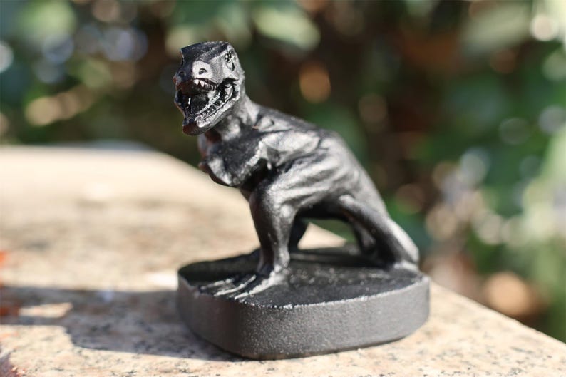 2.5" Natural obsidian tyrannosaurus,Quartz Crystal Carved ,Crystal Heal Reiki,Home decoration,Crystal Sculpture,Mineral,Crystal Gifts