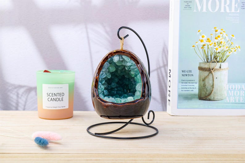 4"+ Natural Amethyst Hand Carved Cluster Dinosaur egg Night light,Crystal Quartz Stone Lamp,Citrine night light,Home Decor,Crystal Gifts 1PC