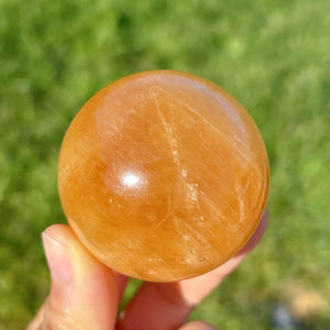 50mm+ Natural Yellow iceland Spar Quartz Crystal Sphere,Quartz Crystal Ball,Calcite Ball,Home Decoration,,Crystal Healing,Crystal Gifts