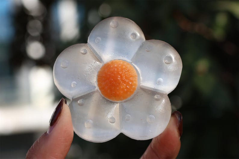 3.1" Natural Gypsum flower,Quartz Crystal Carved ,Crystal Heal Reiki,Home decoration,Crystal Sculpture,Mineral,Crystal Gifts