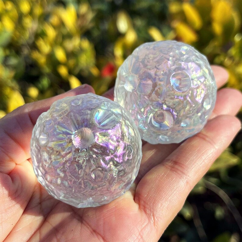 1.5''Titanium Rainbow Moon Ball,Crystal Moon ball,Quartz Sphere,Reiki Healing,Crystal Collection,Crystal Energy,Home Decoration,Crystal Gift