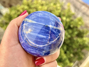 1PC 50mm+ Natural Sodalite Sphere,Quartz Crystal,Sodalite ball by hand,Reiki Healing Crystal,Home Decor,Energy Crystal,Crystal gifts 1PC