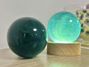 1PC Natural Blue Fluorite Sphere,High Quality Quartz Crystal Ball Carving,Reiki Healing,Home Decor,Energy Crystal,Crystal gifts+Free Base