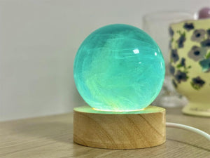 1PC Natural Blue Fluorite Sphere,High Quality Quartz Crystal Ball Carving,Reiki Healing,Home Decor,Energy Crystal,Crystal gifts+Free Base