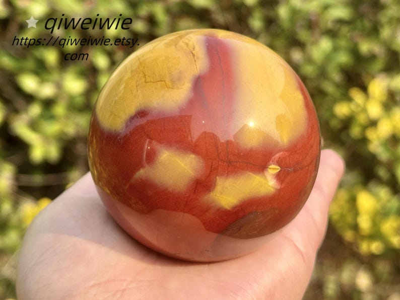 5CM+ Natural Mookite jasper Sphere,Quartz Crystal Ball,Polishing Mookite jasper ball by hand,Crystal Healing Divination ball,Crystal Gift1PC
