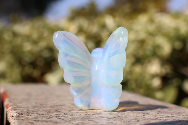 2.4"Hand carved opalite Fairy ,Quartz Crystal Carved ,Crystal Heal Reiki,Home decoration,Crystal Sculpture,Mineral,Crystal Gifts