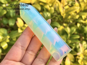 90-100mm Opalite Hand Carved Obelisk,Quartz Crystal Tower,Point Tower,Healing Crystal,Home Decoration,Crystal Gifts 1PC