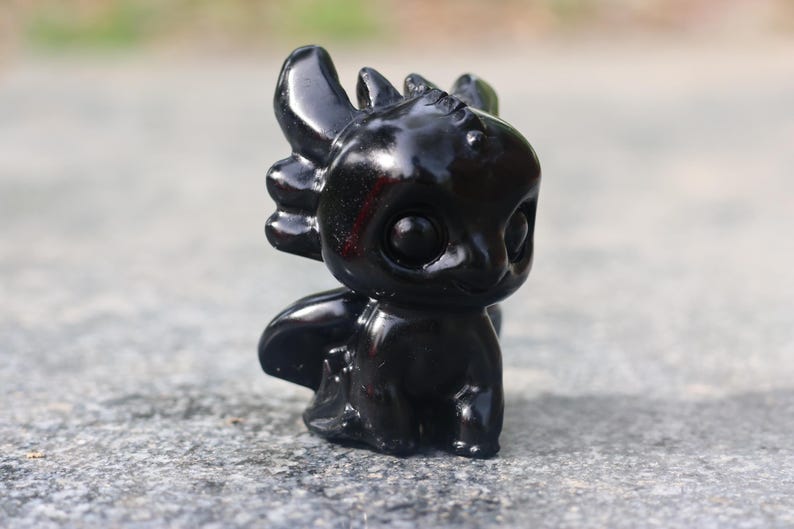 2" Natural obsidian deer,Quartz Crystal Carved ,Crystal Heal Reiki,Home decoration,Crystal Sculpture,Mineral,Crystal Gifts