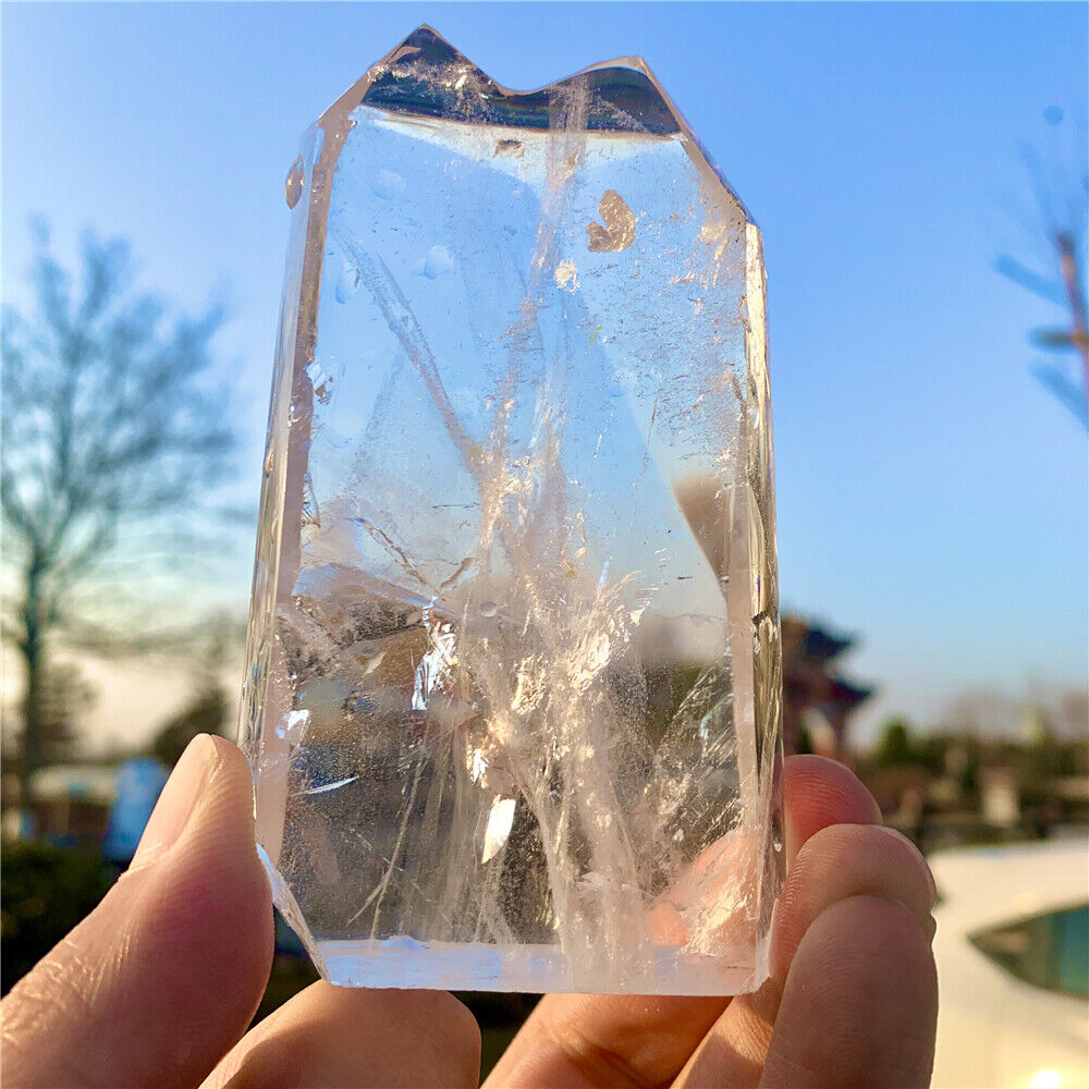 248g High Vibration Ultra Clear Natural Crystal Quartz Soulmate Healing Points