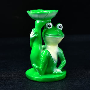 Sphere Stand Base Crystal Ball Holder Cute Frog Animal Shape Design DIY Decoration Sphere Handmade Stand Holiday Gift Ornament Display