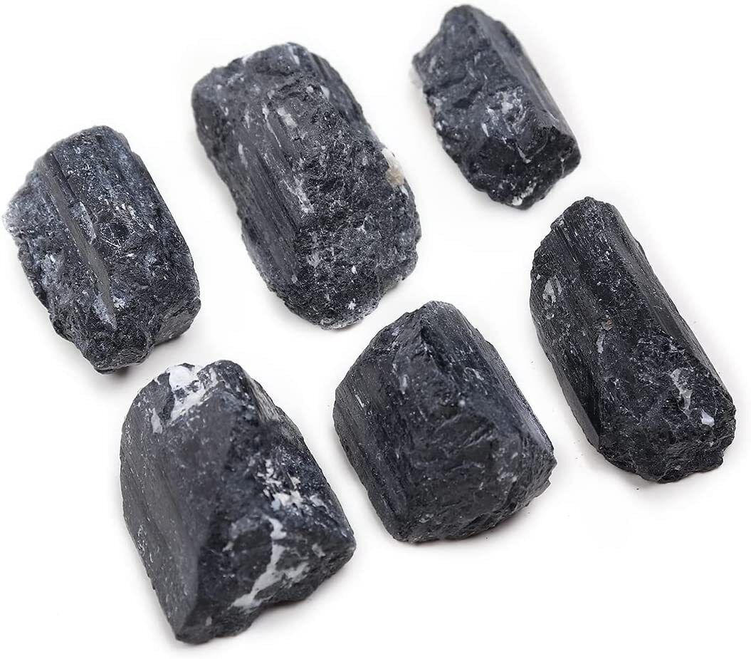 2 Lb Black Tourmaline Collection In Box of 7x5x2, 12-18 Pcs Healing Crystals…