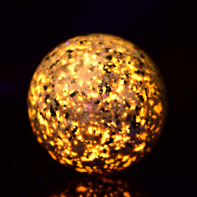 Amazing Yooperlite Ball UV Reaction Crystal Ball