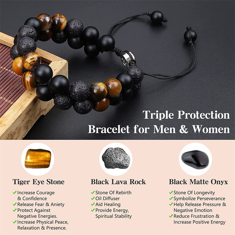 Black Obsidian Wealth Bracelet Color Changed Pi Xiu Bracelets Dragon Mantra