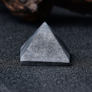 Crystal Pyramid Healing Ornament Gemstone Gift Home Decor Figurine Protection