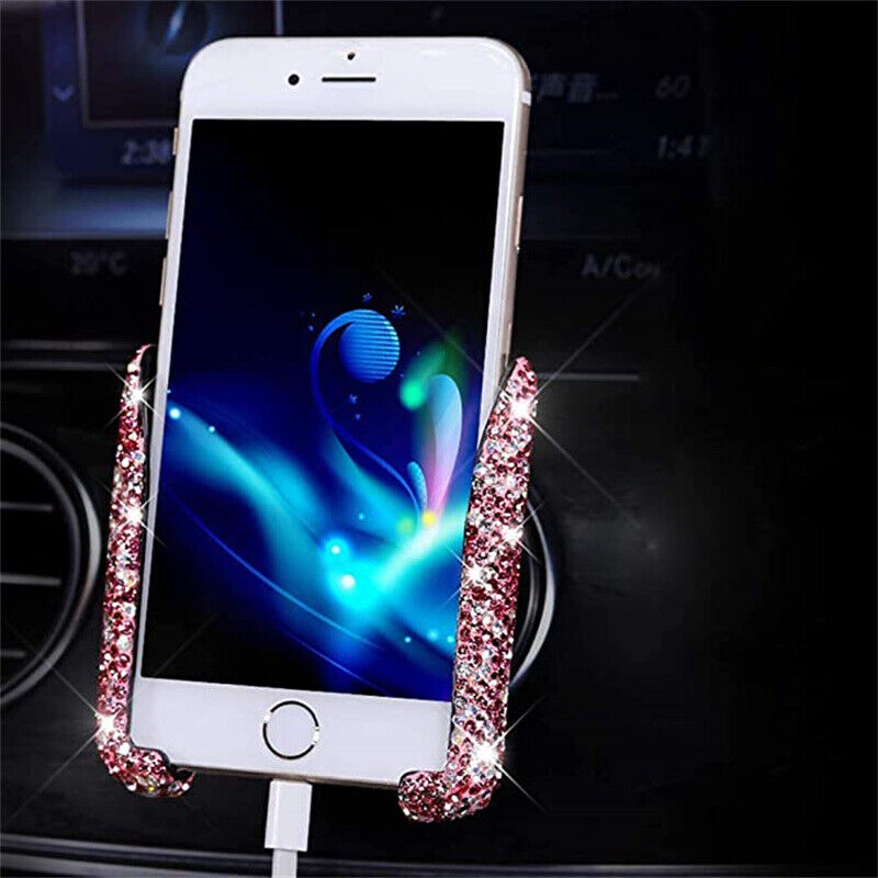 Bling Car Phone Holder Car Dash Air Vent Automatic Phone Mount 360°Adjustable