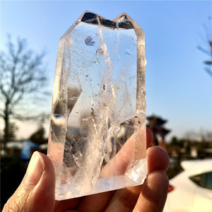 248g High Vibration Ultra Clear Natural Crystal Quartz Soulmate Healing Points