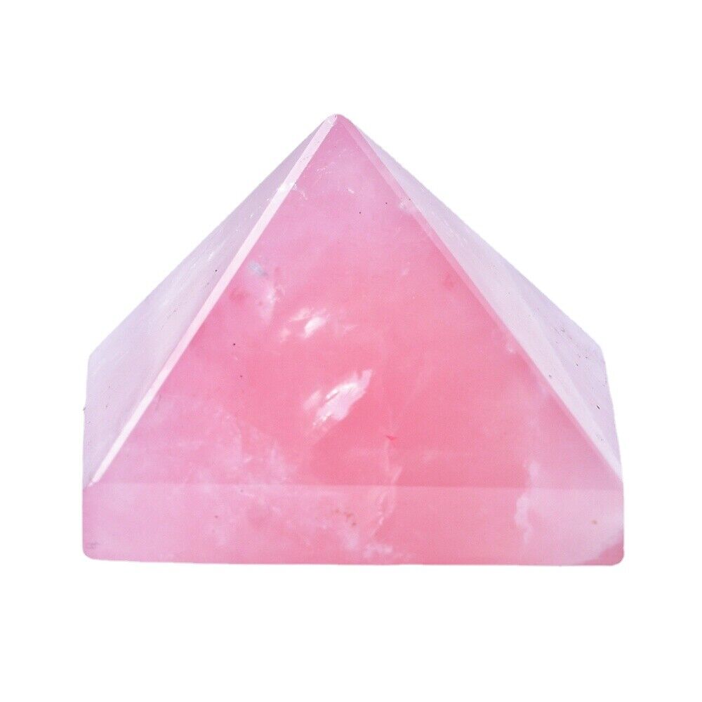 Crystal Pyramid Healing Ornament Gemstone Gift Home Decor Figurine Protection