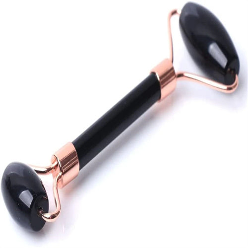 Natural Polished Obsidian Roller Face Wand Crystal Quartz Massage Stick Face Eye Massage Healing Stone Tool