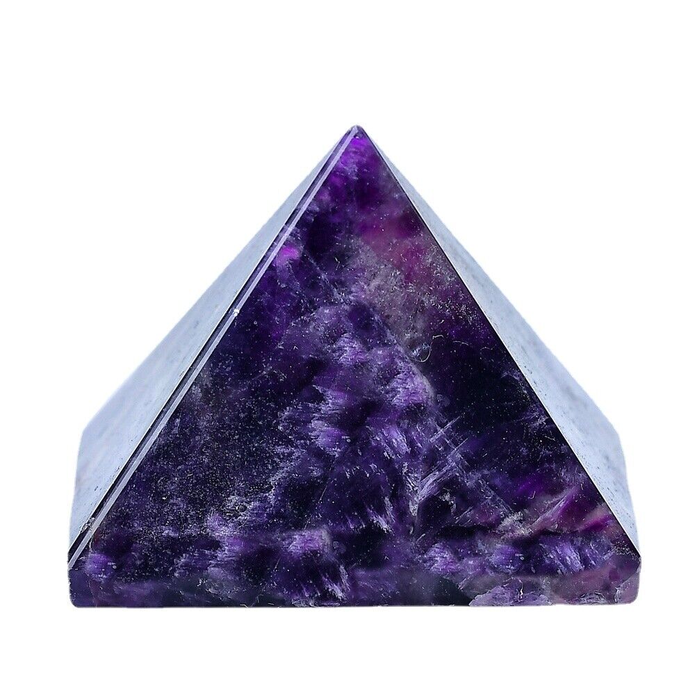 Crystal Pyramid Healing Ornament Gemstone Gift Home Decor Figurine Protection