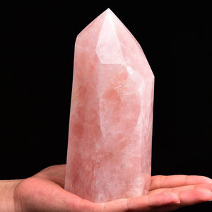 Crystal Stone Tower Large Healing Crystal Wand Obelisk 6 Faceted Column Reiki