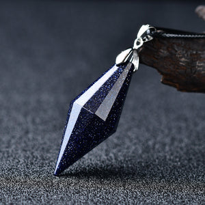 Spirit Pendulum Precious Pendant Double Terminated Point Reiki Quartz Charm Gemstone Fashion Crystal Pendant Man Women Trending Present