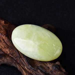 Afghanistan Jade Palm Stone Quartz Healing Crystal Massage Tools Polished Gemstone Meditation Rock Hand-Polished Energy Stone SPA Tools Gift