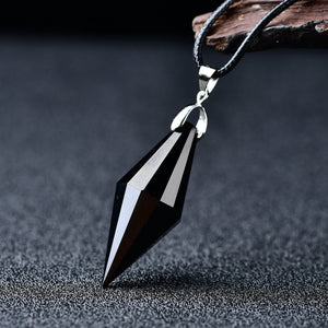 Spirit Pendulum Precious Pendant Double Terminated Point Reiki Quartz Charm Gemstone Fashion Crystal Pendant Man Women Trending Present