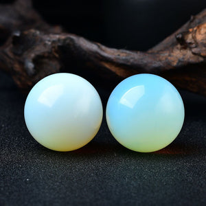 Beautiful Opalite Sephere Natural Crystal Healing Ball Meditation Decor Hand Made Massage Home Decoration Collection Gift US Stock