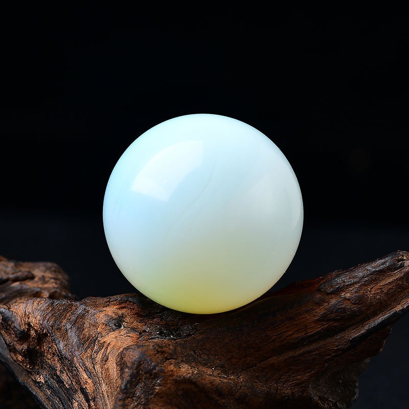 Beautiful Opalite Sephere Natural Crystal Healing Ball Meditation Decor Hand Made Massage Home Decoration Collection Gift US Stock