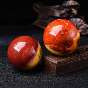 Mookaite Jasper Sphere Crytsal Sephere Reiki Healing Meditation Chakra Room Decor Hand Made Massage Home Decoration Collection Gift