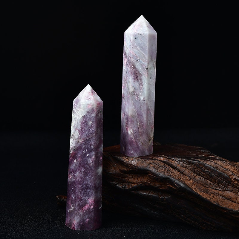 Cherry Blossom Pink Tourmaline Point Crystal Tower Healing Decor Crystal  Natural Rock Meditation Gemstone Collection Gift